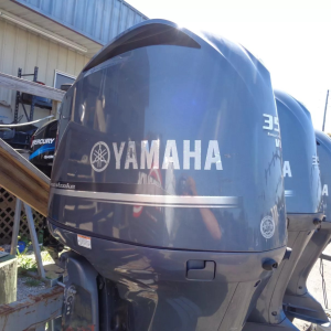Used 2009 30" Yamaha 350hp 4 Four Stroke Outboard Boat Motor F350 350 hp