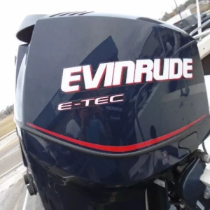 USED 2007 200 HP EVINRUDE ETEC 20" OUTBOARD BOAT MOTOR 200hp e-tec 140 hours